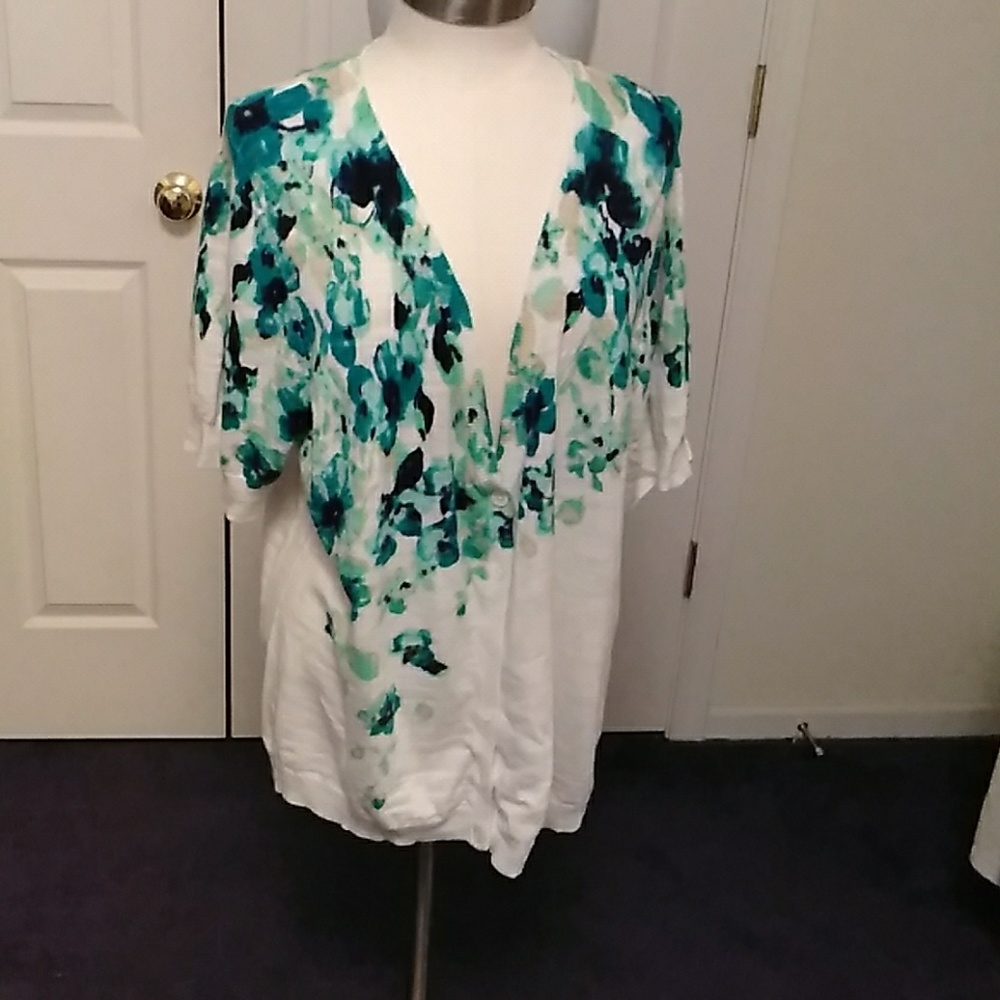 Multi-Colored Plus Size Sweater - image 1